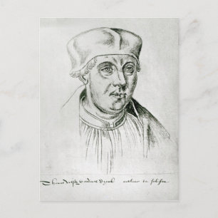Porträtt i Thomas Wolsey, York-kardinal Vykort
