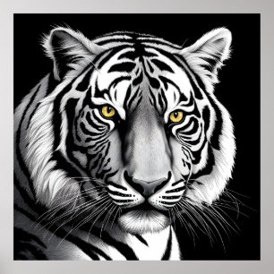 Porträtt i tigern poster