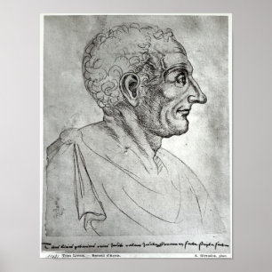 Porträtt i Titus Livius, känd som Livy Poster