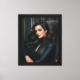 Porträtt i Tressa Straninski av Xzendor 7 Canvastryck