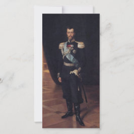Porträtt i Tsar Nicholas II (av Albert Edelfilt) Kort