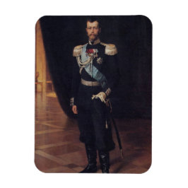 Porträtt i Tsar Nicholas II (av Albert Edelfilt) Magnet