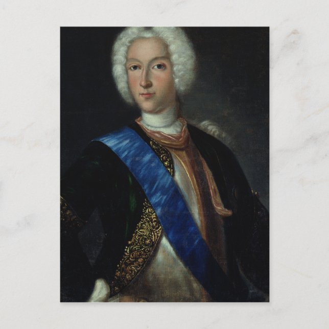 Porträtt i Tsar Peter II Vykort (Framsida)