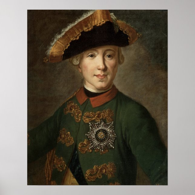 Porträtt i Tsar Peter III Poster (Framsidan)
