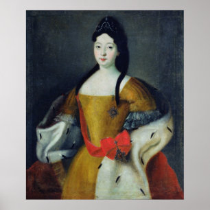 Porträtt i Tsarevna Anna Petrovna, 1740-talet Poster