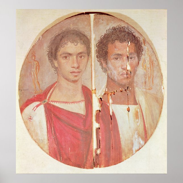 Porträtt i två bröder poster (Framsidan)