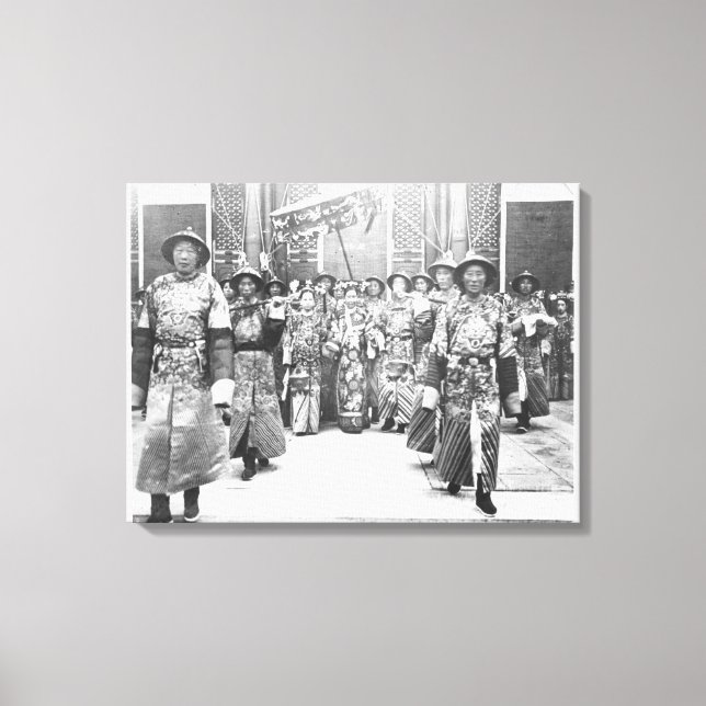 Porträtt i Tz'U-Hsi (1835-1908) Empress Dowager o Canvastryck (Framsida)