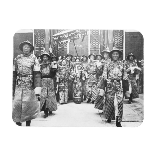 Porträtt i Tz'U-Hsi (1835-1908) Empress Dowager o Magnet (Horisontell)