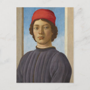 Porträtt i Ungdom, 1485 (olja och tempera) Vykort