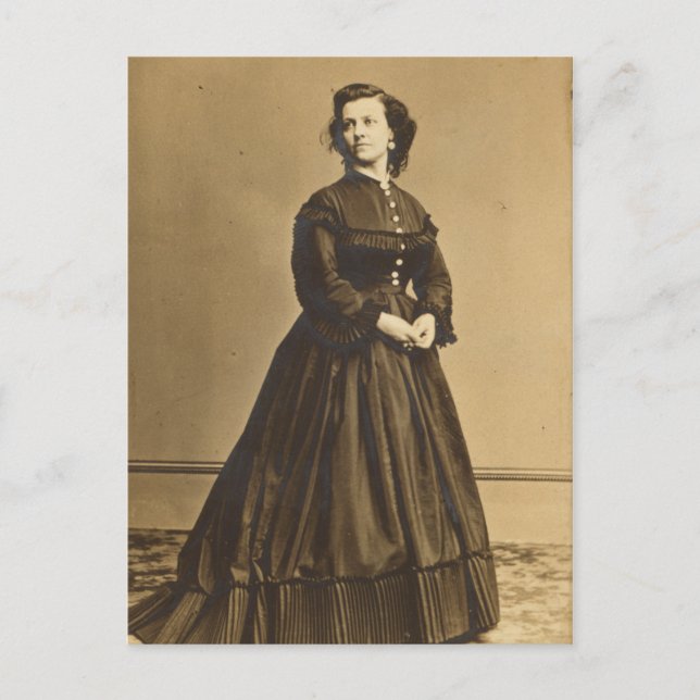 Porträtt i Union Spy Pauline Cushman Vykort (Framsida)