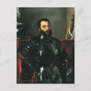 Porträtt i Urbinos herke av Titian Vykort