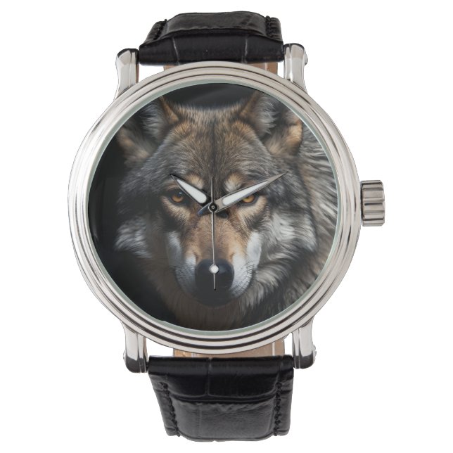 PORTRÄTT i VARGEN Armbandsur (Framsida)