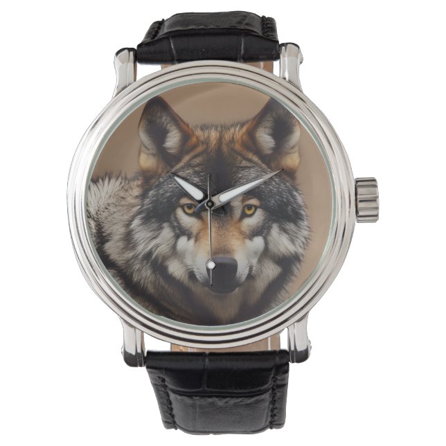 PORTRÄTT i VARGEN Armbandsur (Framsida)