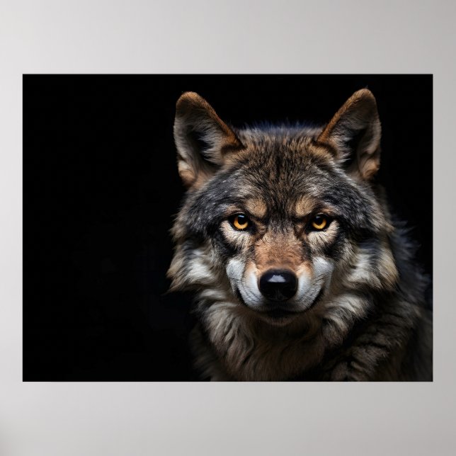 PORTRÄTT i VARGEN Poster (Framsidan)
