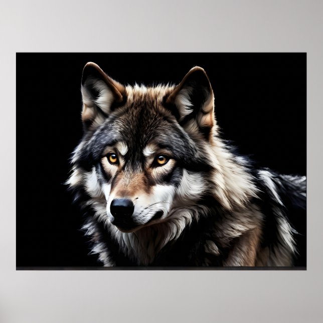 PORTRÄTT i VARGEN Poster (Framsidan)