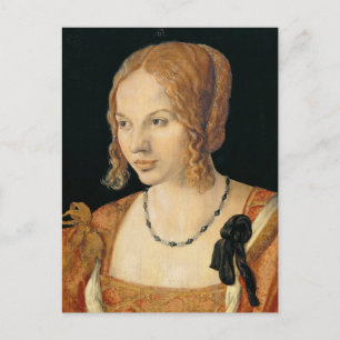 Porträtt i Venetian Woman - Albrecht Dürer Vykort