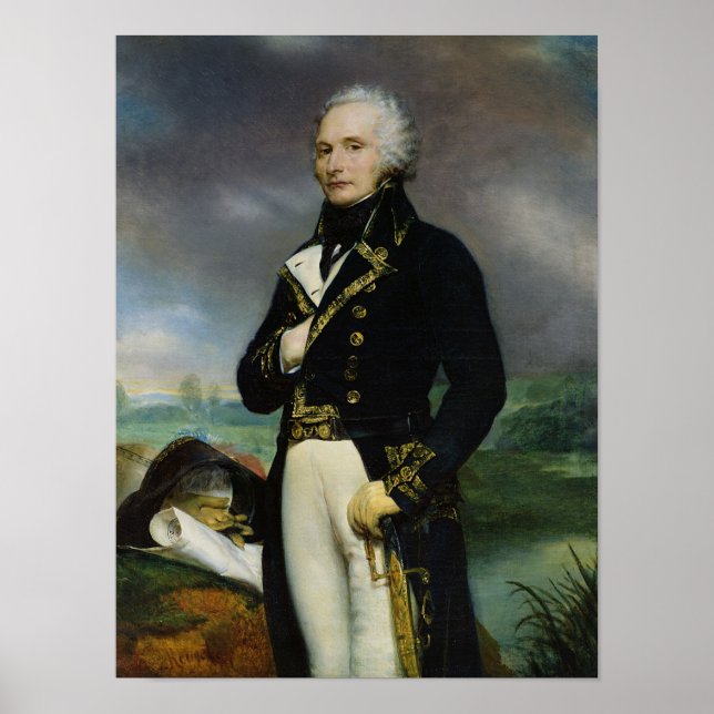 Porträtt i Viscount Alexandre-Francois-Marie Poster (Framsidan)