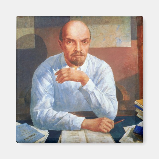 Porträtt i Vladimir Ilyich Lenin 1934 Magnet (Framsidan)