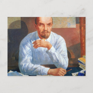 Porträtt i Vladimir Ilyich Lenin 1934 Vykort