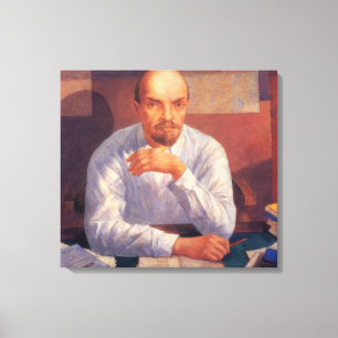 Porträtt i Vladimir Lenin (Sovjetunionens ledare) Canvastryck