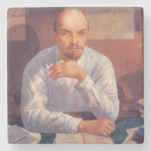 Porträtt i Vladimir Lenin Stenunderlägg