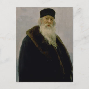 Porträtt i Vladimir Vasil'evich Stasov 1900 Vykort