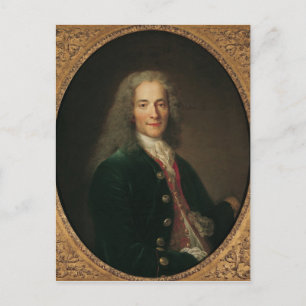 Porträtt i Voltaire efter 1718 Vykort