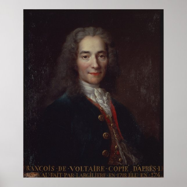 Porträtt i Voltaire Poster (Framsidan)