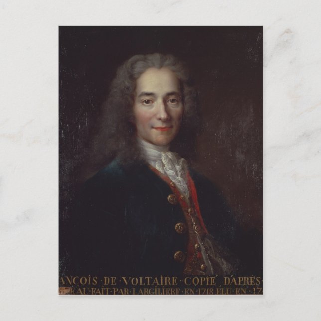 Porträtt i Voltaire Vykort (Framsida)