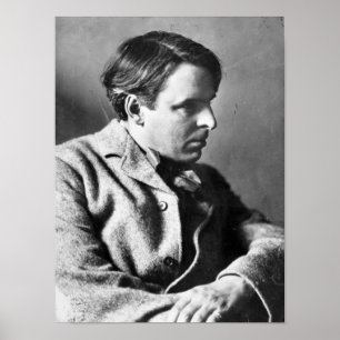 Porträtt i W.B. Yeats Poster