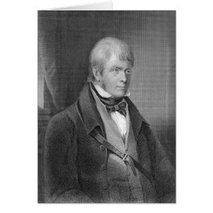 Porträtt i Walter Scott Hälsningskort