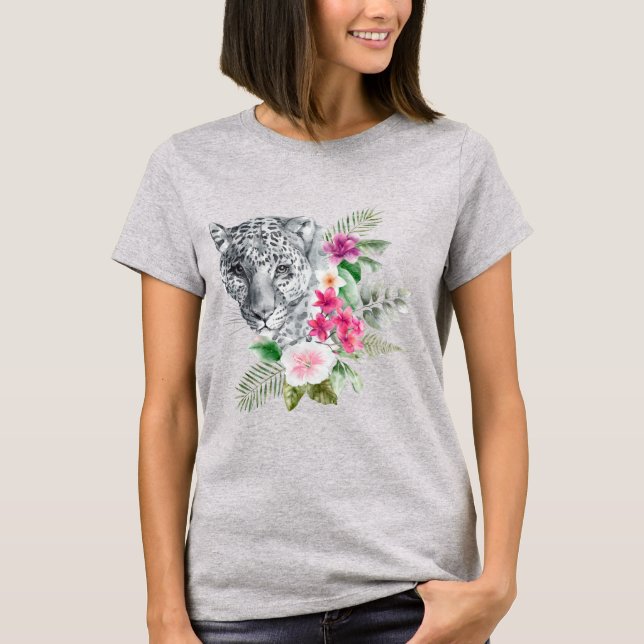 Porträtt i Watercolor T Shirt (Framsida)