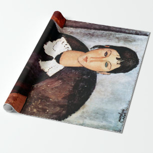 Porträtt i White Collar, Modigliani Presentpapper
