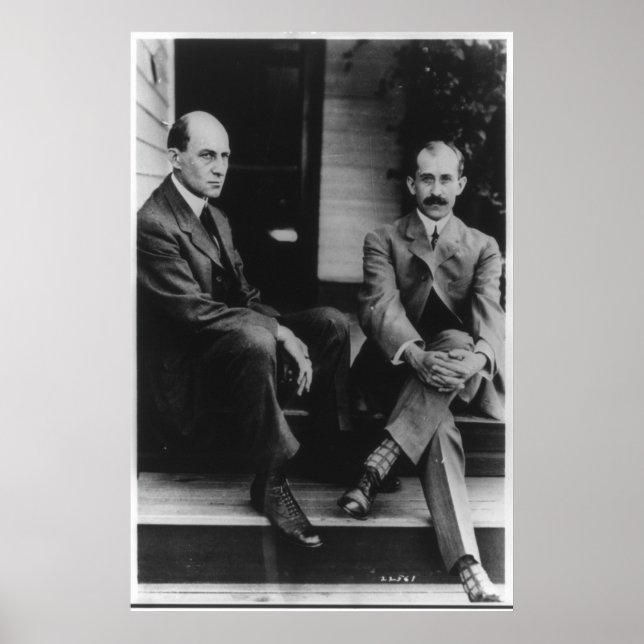 Porträtt i Wilbur Wright och Orville Wright Poster (Framsidan)