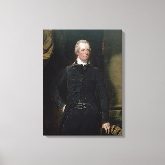 Porträtt i William Pitt the Younger Canvastryck (Framsida)