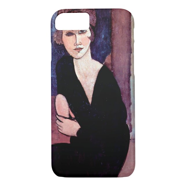 Porträtt i Woman, Modigliani Case-Mate iPhone Skal (Baksida)