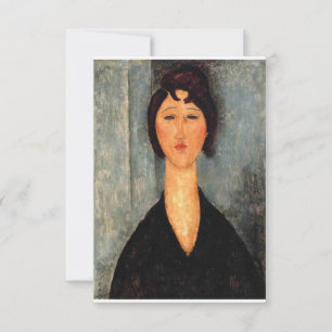 Porträtt i Woman Modigliani Spara Datumet