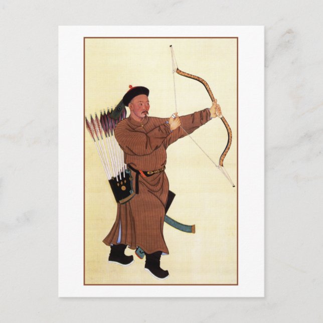 Porträtt i Wu Fu Vykort (Framsida)