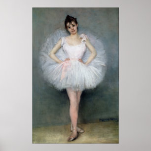 Porträtt i Young Ballerina Poster