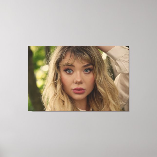 Porträtt i Young Dam Canvastryck (Framsida)
