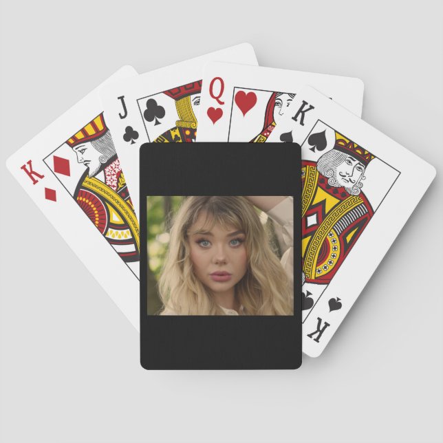 Porträtt i Young Dam Casinokort (Baksidan)