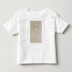 Porträtt i Young Woman Tee