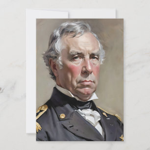 Porträtt i Zachary Taylor Julkort