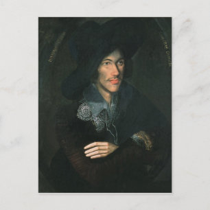 Porträtt, John Donne, 1595 Vykort