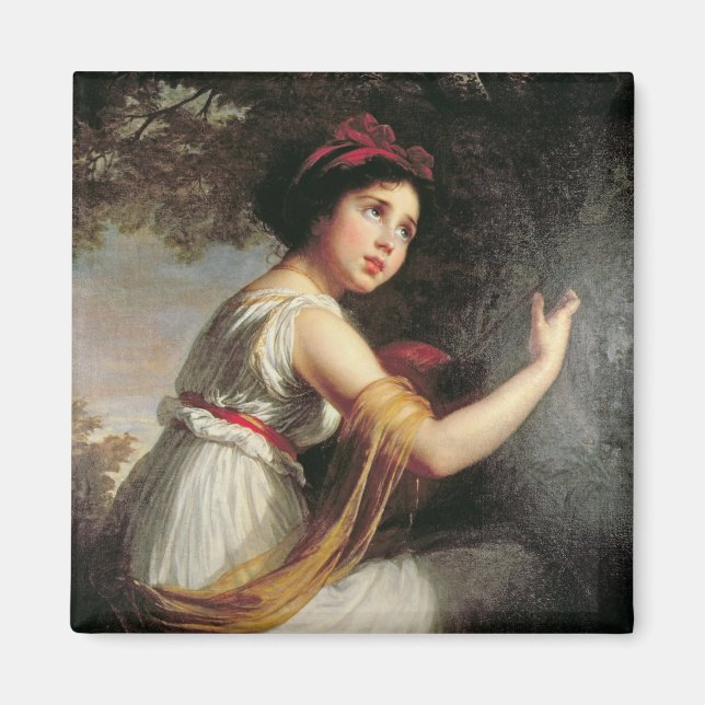 Porträtt, Julie Le Brun, 1797 Magnet (Framsidan)