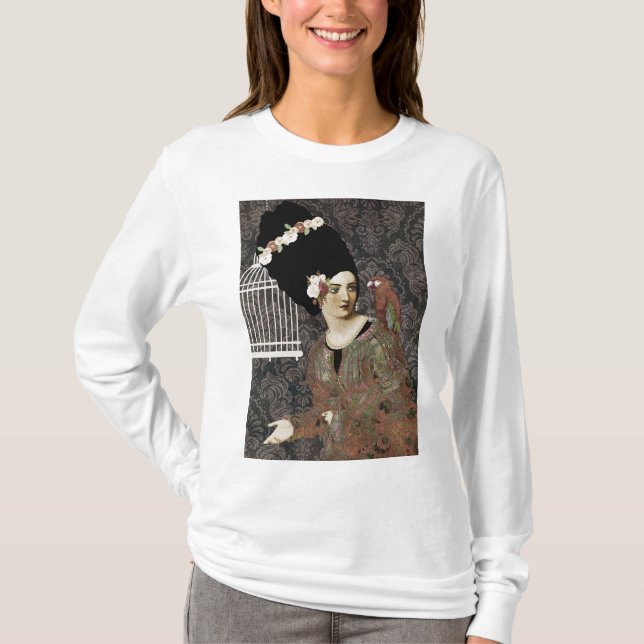 porträtt konst t shirt (Framsida)