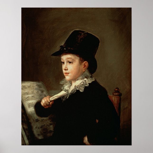 Porträtt Marianito Goya Poster (Framsidan)