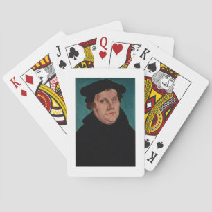 Porträtt, Martin Luther, 1529 Spel Kort