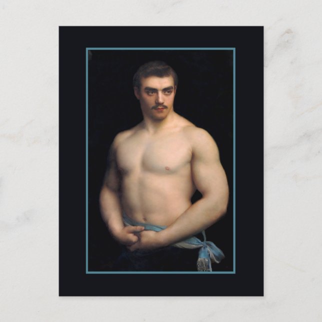 Porträtt Maurice Deriaz av Courtois Vykort (Framsida)