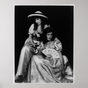 Porträtt och Lillian Gish Poster